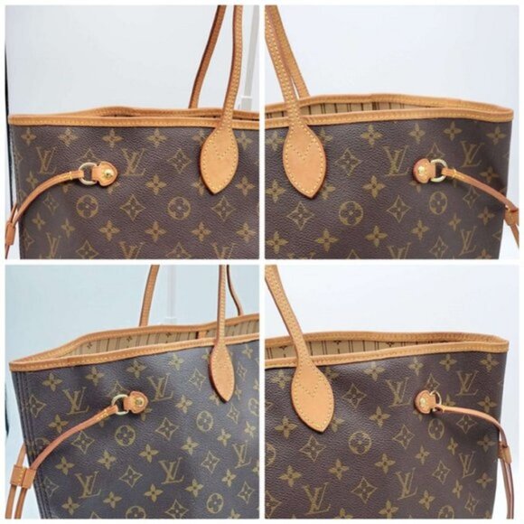 LOUIS VUITTON MONOGRAM NEVERFULL GM TOTE BAG - Picture 8 of 15